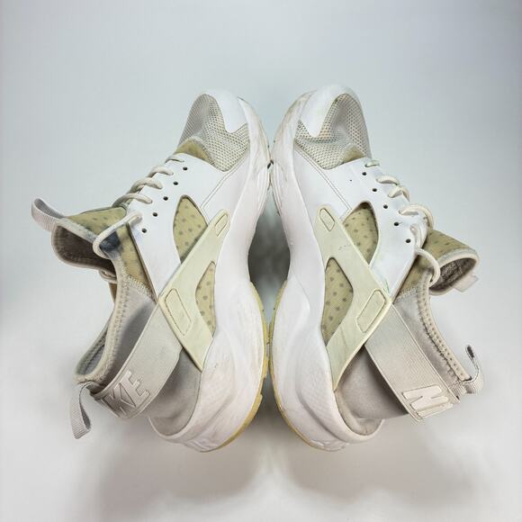 Nike Air Huarache Run Ultra White Beige Sneakers 819685-101 Men's Size 11 - Picture 7 of 11